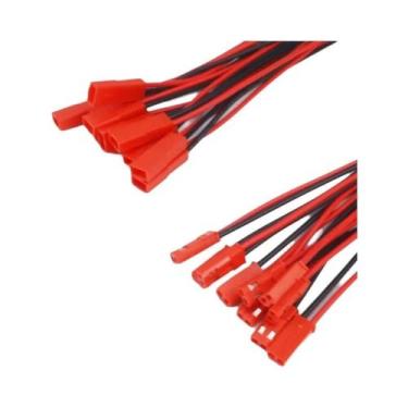 Imagem de Conector JST 22 AWG 20CM 10 Pares Macho E Fêmea Para Fita De LED, Brin