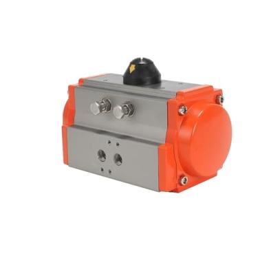 Imagem de Válvula de esfera de atuador pneumático AT Cilindro de redefinição de mola de ação dupla/única (AT52, duplo)