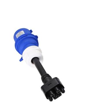 Imagem de Adaptador de carregamento ev Carregador elétrico para carro CCS2 para conector tipo 2 para plugue de veículo elétrico tipo 2 EV carregador adaptador de carregamento (adaptador CEE)