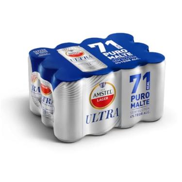Imagem de Amstel Ultra Cerveja Puro Malte, Pack 12 Latas 269ml