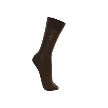 Imagem de Meia Lupo Masculina Algodão Alto Esporte 1210-207  37 ao 44, Cafe, UN