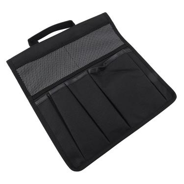 Imagem de Mingzhe Bolsa de Joelho de Jardim, Bolsa Armazenamento Portátil Dobrável para Ferramentas Jardinagem, Sementes e Fertilizantes, Com Vários Bolsos, Pendurar No Joelho Jardim (Preta)