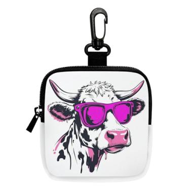 Imagem de Porta-chaves mini porta-moedas, bolsa multifuncional para chaves, moedas, fone de ouvido, batom 3, LCS multicolorido 28818, Tendência