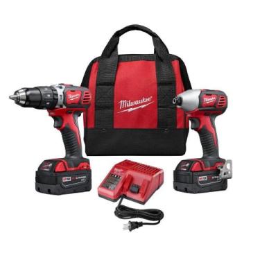 Imagem de Kit combinado de furadeira de martelo/chave de impacto sem fio Milwauk
