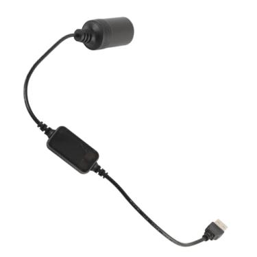 Imagem de Dioche Conversor de Tomada de Isqueiro de Carro USB para 12V Cabo Adaptador Fácil de Usar Conversor de Energia de Porta USB para Gravador de Condução Carregador Eletrônico de Carro