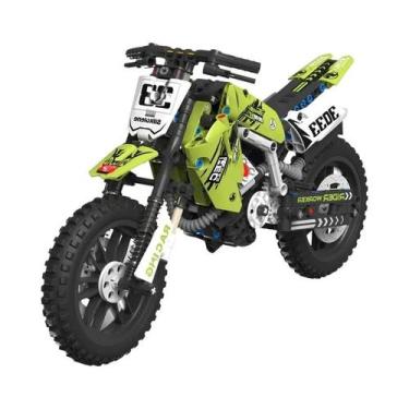 Imagem de Conjunto De Blocos De Montar De Motocicleta Kit De Construção STEM Par