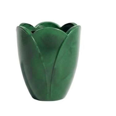 Imagem de Vaso Para Plantas Tulipa Em Design Leve Ideal Para Decoração Jardinagem(Verde,1)