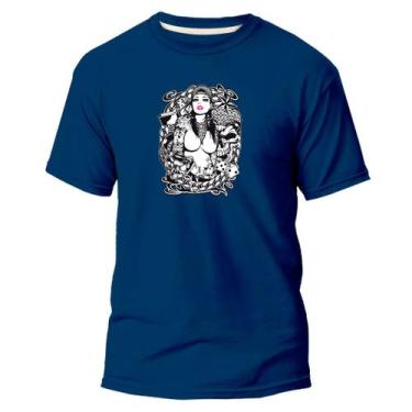 Imagem de Camiseta Básica Algodão Premium Estampa Digital Tatoada DTF - Pavesi, 
