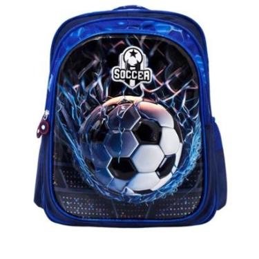 Imagem de Mochila Escolar Infantil Criança Alto Relevo Grande 3D-Feminino