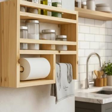 Imagem de Destaques de Porta-Temperos em Madeira com Suporte