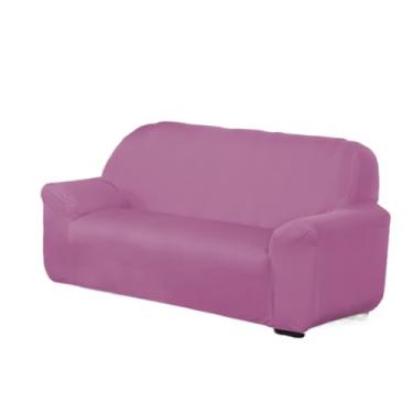 Imagem de Conjunto de três capas para sofá Elegante e encantador capa para sofa de 3 lugares，manta de sofa，capa para sofá 2 e 3 lugares(ROSA)