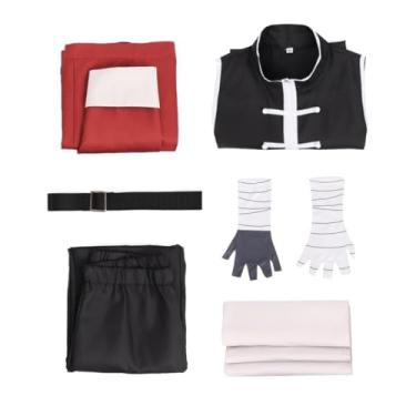 Imagem de C-ZOFEK Roupas de fantasia de cosplay com luvas e suspensórios para festas de Halloween (PP)