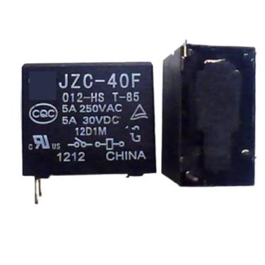 Imagem de Relé de alimentação JZC-40F-012-HS JZC-40F 012-HS 4PINS 5A 12VDC