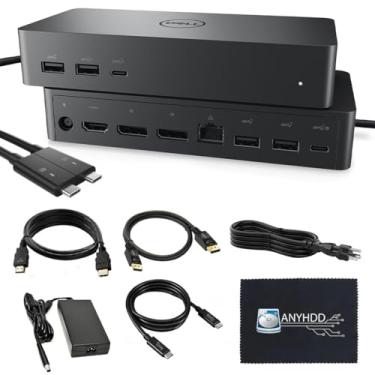 Imagem de ANYHDD UD22 - Docking Station Universal para Notebooks Dell com 10 Portas USB, 130W de Potência, HDMI, DisplayPort e USB-C, Preto
