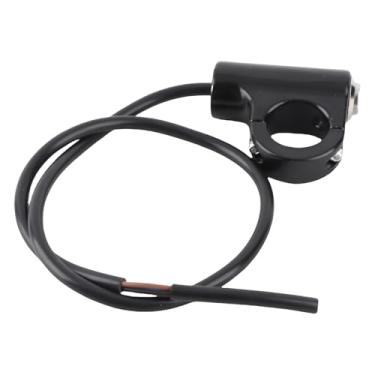 Imagem de Estink Interruptor de Guidão de Moto 22mm, Botão de Retorno Automático e Botão LIGA DESLIGA Com Luz Azul, Ajuste Universal para Guidão de 7 a 8 Polegadas (de reinicialização automática tipo A)