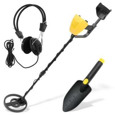 Imagem de MABCIRY Detector de metal ABS Detector de ouro, instrumento de busca de metal com detecção precisa, dispositivo de detecção de comprimento ajustável, scanner de detecção de profundidade com alça
