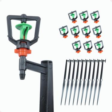 Imagem de Aspersor Irrigação Bailarina + Haste Grande 50cm - 10u