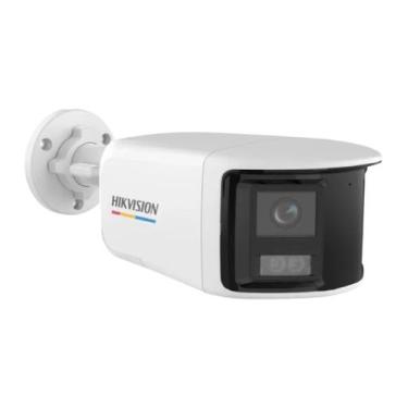 Imagem de Hikvision Câmera Bullet IP IR POE DS 2CE12KF3TP DLS 3K Lente Dupla 180