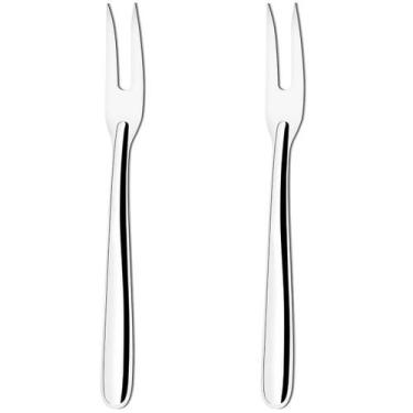 Imagem de Kit 2 Garfos Trinchante Para Churrasco 24cm Grande de Cortar Carne Coz