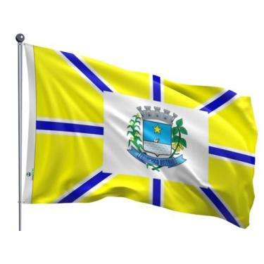 Imagem de Bandeira do Município de Francisco Beltrão Uma Face Estampada Tamanho 