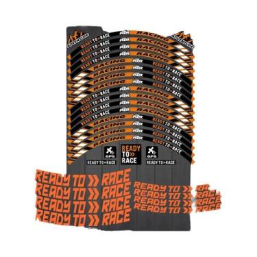 Imagem de Adesivos Refletivos De Vinil Para Cubo De Roda De Motocicleta, 17 Pole