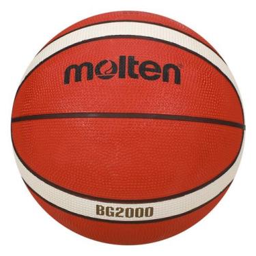 Imagem de Bola De Basquete Infantil Molten Rubber Cover T5, Laranja, Branco, Úni