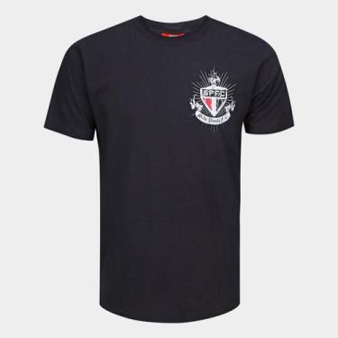 Imagem de Camiseta São Paulo Classic Masculina - Surf Center, Preto, P