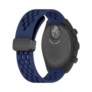 Imagem de Pulseira Magnética De Silicone Para MoonSwatch Omega X Swatch: Acessór