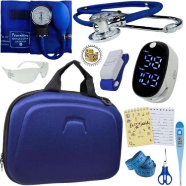 Imagem de Kit Enfermagem Maleta Completo Super Luxo + Monitor Glicose - Love Sau