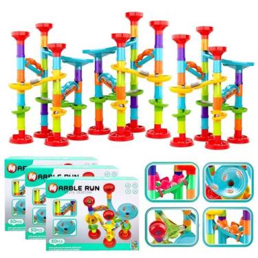 Imagem de Labirinto de Bolinhas Infantil Pista Circuito Colorida de Montar Model