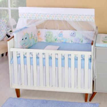 Imagem de Kit Berço Americano Almofadinhas Bebê Menino 13 peças - Avm Enxovais, 