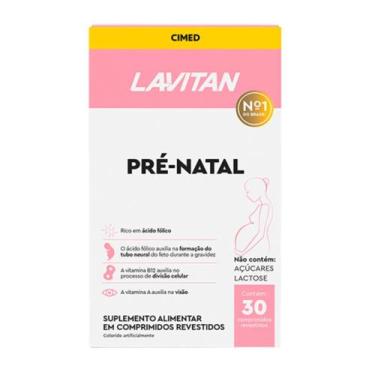 Imagem de Lavitan Pré-Natal Multi Cimed 30 Comprimidos  Suplemento Alimentar
