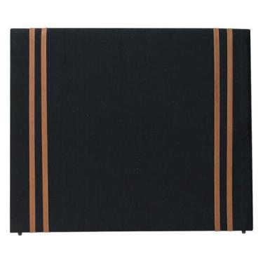 Imagem de Cabeceira Casal 140cm Linho Madeira Maciça Eucalipto Quarto Cama Box -