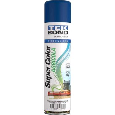 Imagem de Tinta Spray Agrícola Azul Df, 400 Ml, Tekbond Azul