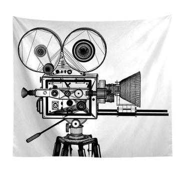 Imagem de Tapeçaria, câmera de filme, parede, 150x150cm, microtecido, fibra - Yi