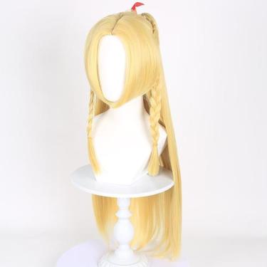 Imagem de Peruca de cosplay Marcilles da Delicious In Dungeons 75cm - yiweisai