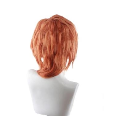 Imagem de Peruca de cosplay Bungos Stray Dogs Nakaharas Chuuyas 45cm - yiweisai