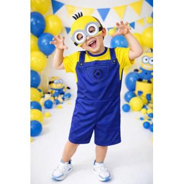 Imagem de Fantasia Infantil Minions Com Máscara Festas Temática - fantasias, P