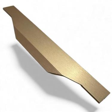 Imagem de Puxador para Armários e Gavetas Perfil Slim Bronze Fosco Escovado 200m