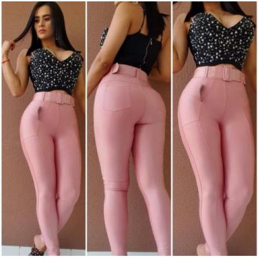 Imagem de Calça cirrê com cinto - Adriana modas 