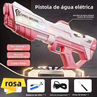 Imagem de Brinquedo De Água Elétrico Manual 2 Em 1 Para Crianças, Pistola De Águ