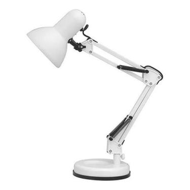 Imagem de Luminária De Mesa Articulada Articulável Pixar Base Branca - Luatek, B
