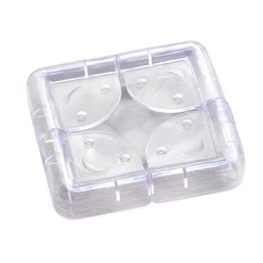 Imagem de Protetor Quina Delicado Kit 4 Silicone De Móveis Mesa Cantoneira - Cli