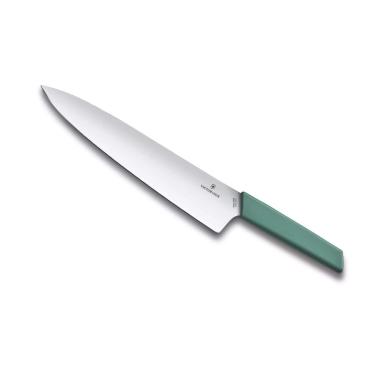 Imagem de Faca Victorinox Chef Swiss Modern - Lâmina Reta Lisa - 25 cm - Verde - 6.9016.2543B