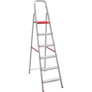 Imagem de Escada em Alumínio 6 Degraus, Esc0065, Botafogo OstenVonder