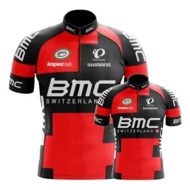 Imagem de Conjunto Camisa Ciclismo BMC Pai E Filho Esportiva Uv Mtb - Decole, G 