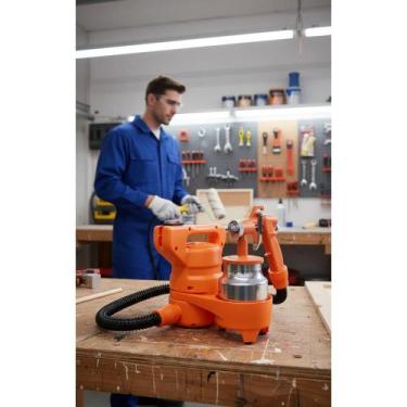 Imagem de Pistola Pulverizadora Elétrica 450W Portátil Laranja - Congratulations