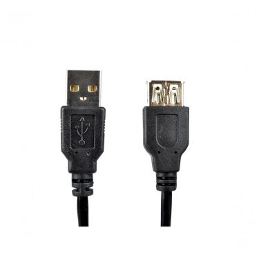 Imagem de Cabo Extensor USB 2.0 C-007 com Conexão a Macho X a Fêmea 3M e Filtro Contra Interferên...