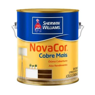 Imagem de Tinta Color Novacor Cobre Mais Base F Gl para Pintura com Alta Cobertura Acabamento Cobre Sherwin Williams