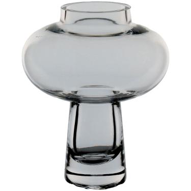 Imagem de VASO DECORATIVO ENFEITE PLANTA VINTAGE VIDRO 20x16x16cm TRANSPARENTE